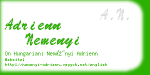 adrienn nemenyi business card